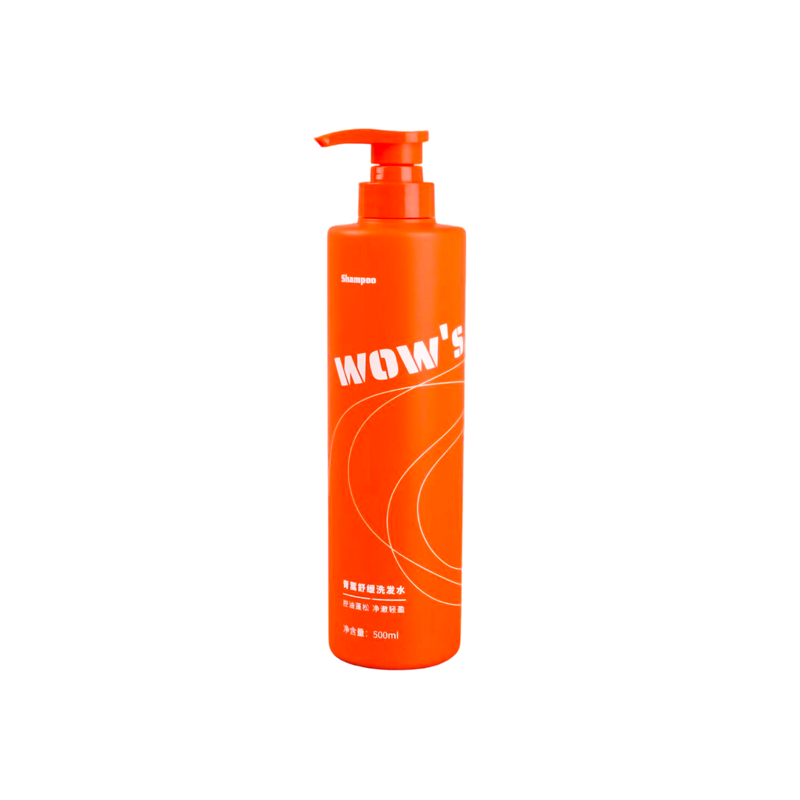 500ml convenient shampoo PE bottle