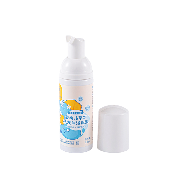 45ml carton PE spuma mousse bottle