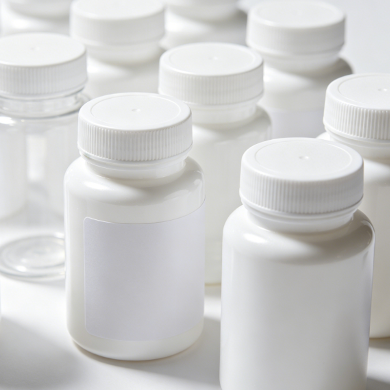 50ml 100ml Round HDPE Medicina Plastic Utrem