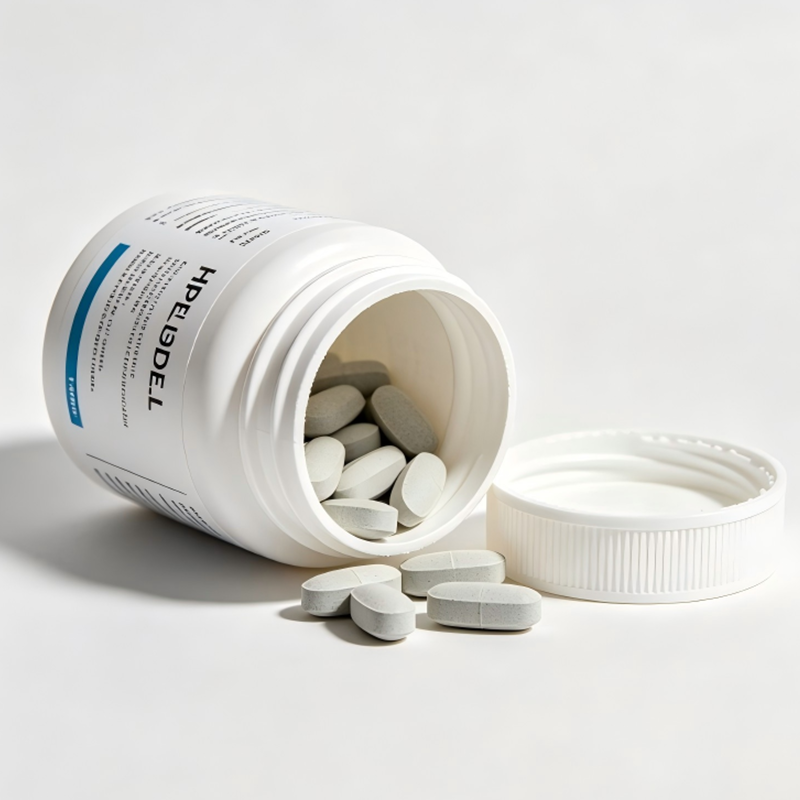 50ml 100ml Round HDPE Medicina Plastic Utrem