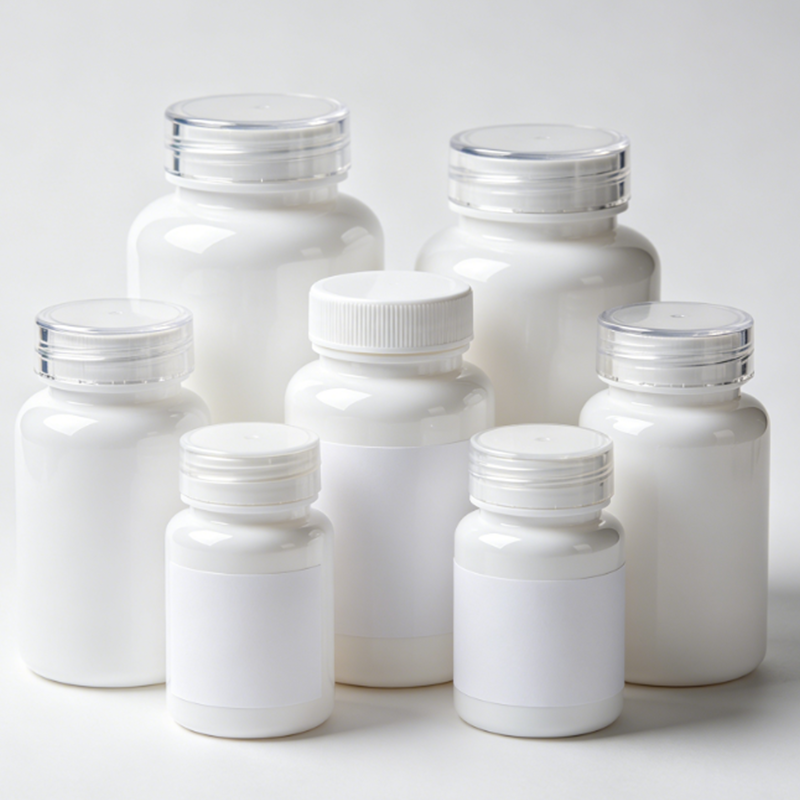 50ml 100ml Round HDPE Medicina Plastic Utrem